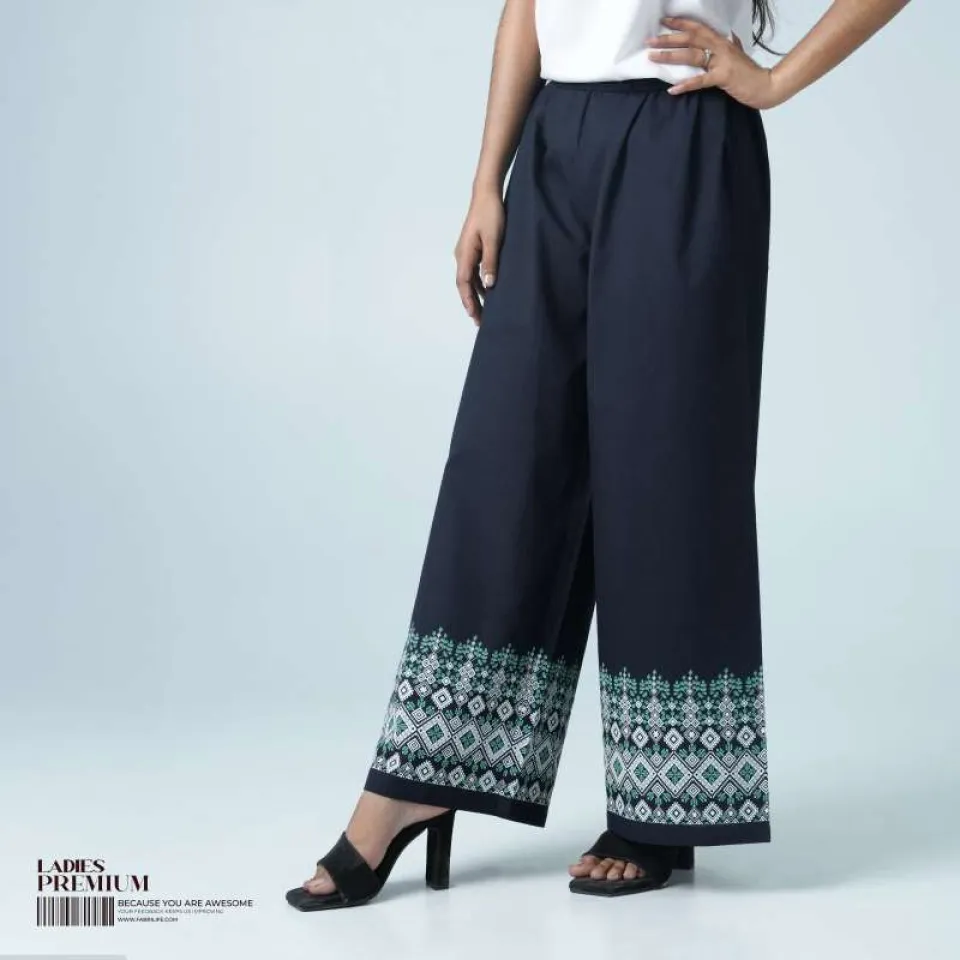 Women Palazzo Pants - Classic Black