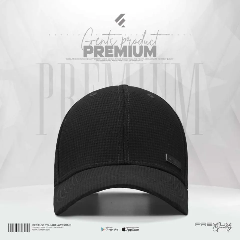 Mens Classic Cap - Black Edition thumbnail 3
